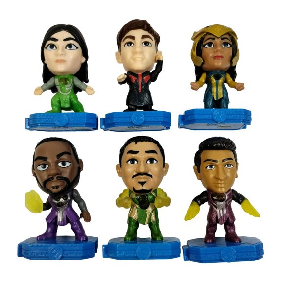 McDonald's Toys Marvel Eternals Mcdonalds Happy Meal Toy Lot Of 6